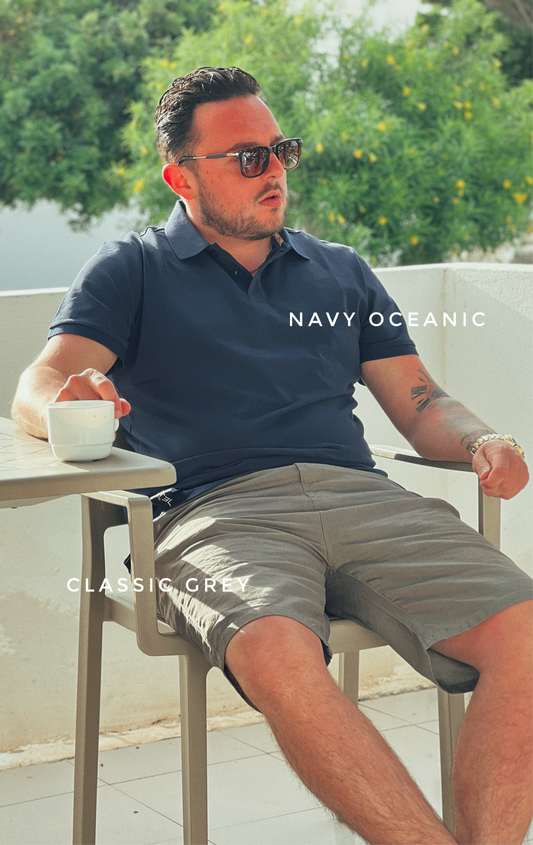 Navy Oceanic Polo