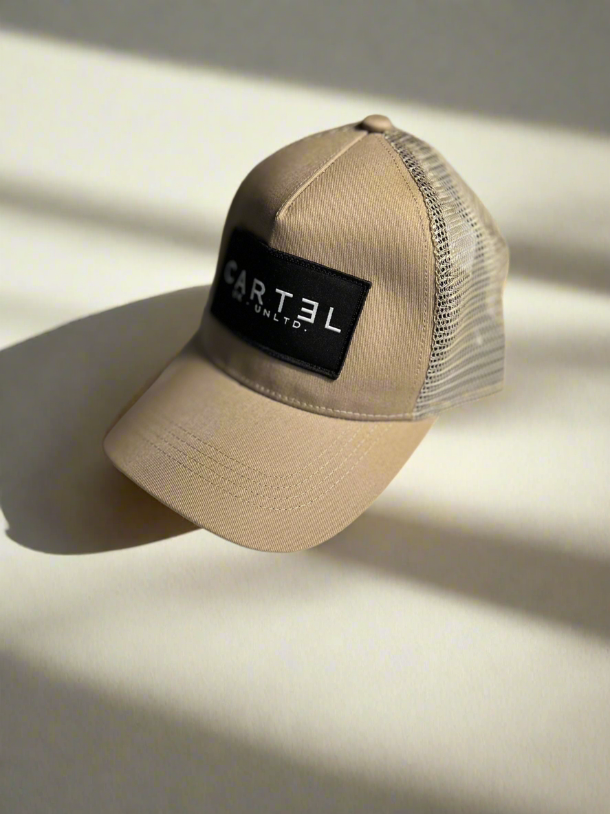 Khaki Mesh Baseball Cap
